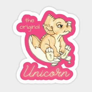 Triceratops: The Original Unicorn Sticker